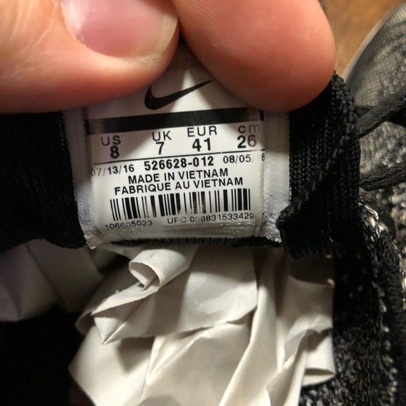 2016 Nike Oreo flyknit racer 2.0 men’s8/womns 9.5 - Picture 5 of 8